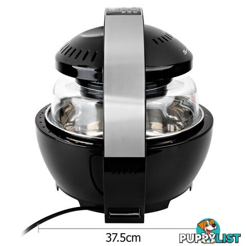 13L Oil Free Air Fryer Oven Cooker Health Low Fat LCD Digital Control Black