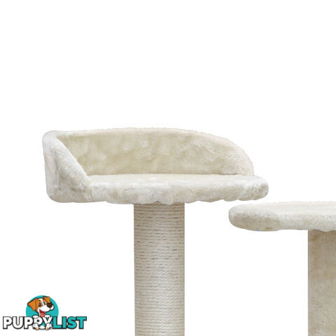 Cat Scratching Post  Tree House Condo 134cm Beige