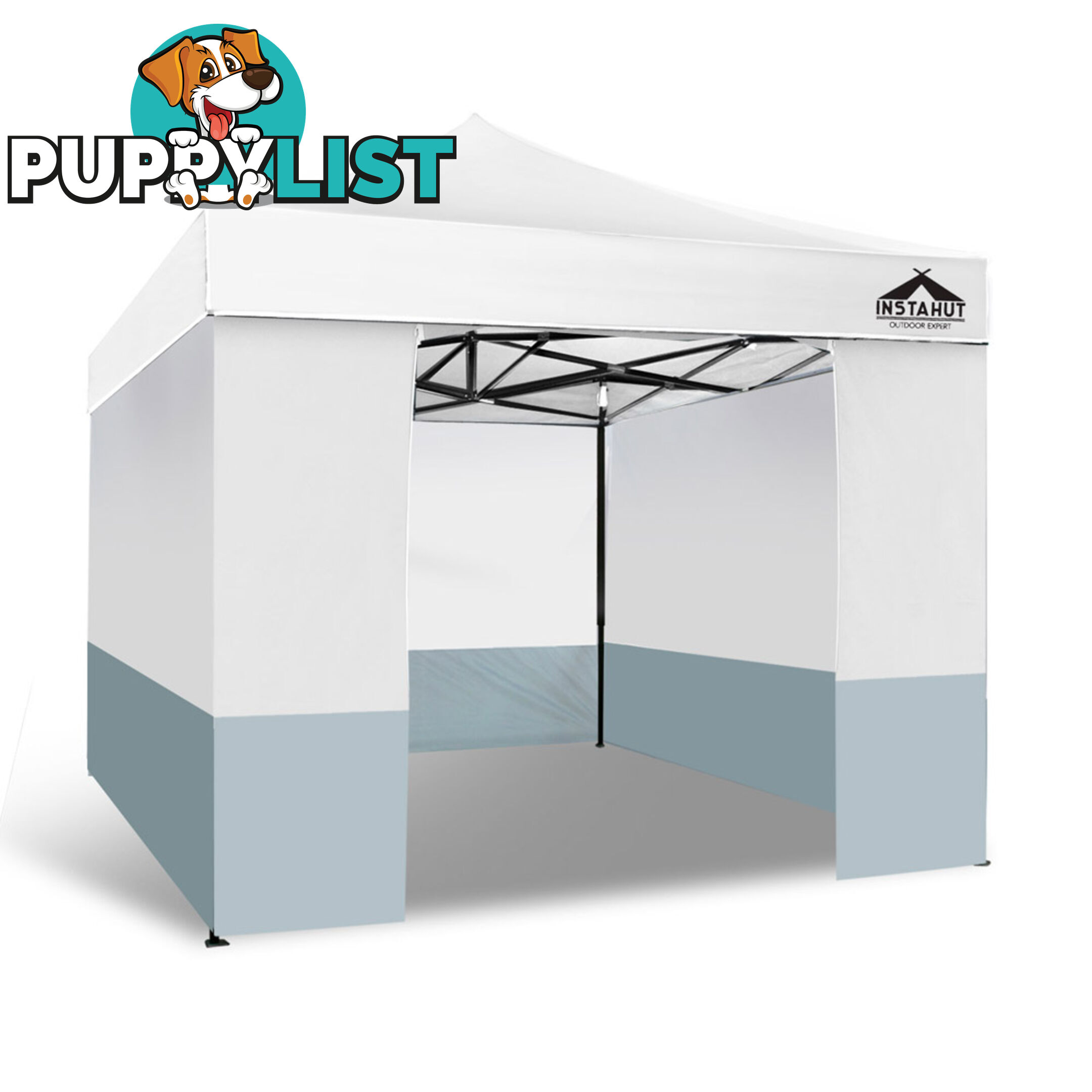 3X3 Pop Up Gazebo - White