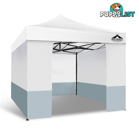 3X3 Pop Up Gazebo - White