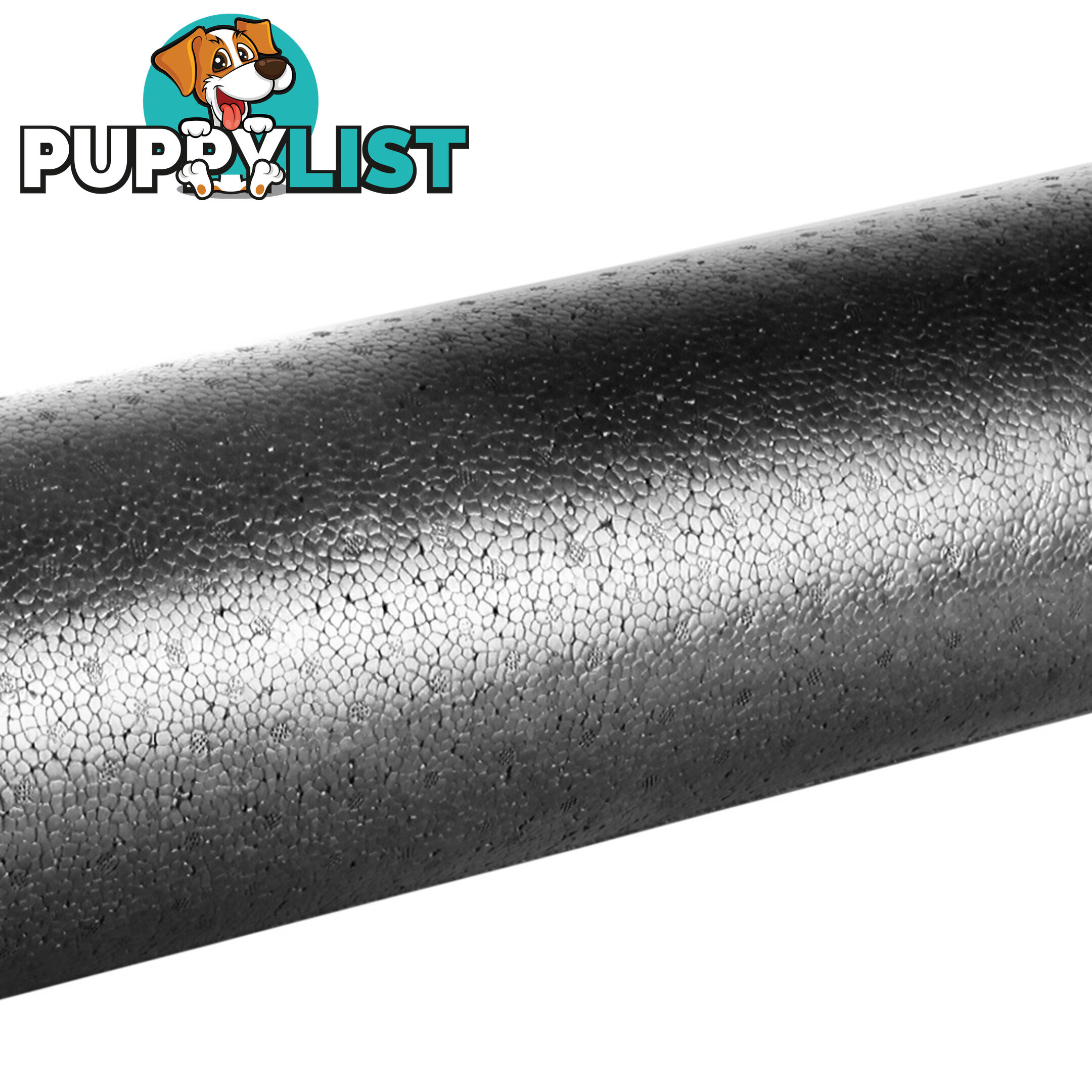 Yoga Gym Pilates EPP Stick Foam Roller Black 30 x 15cm