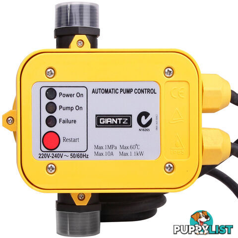 Automatic Pressure Controller Yellow