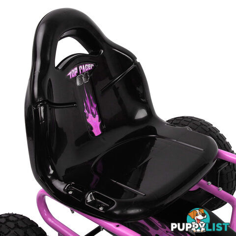 Kids Pedal Go Kart - Pink