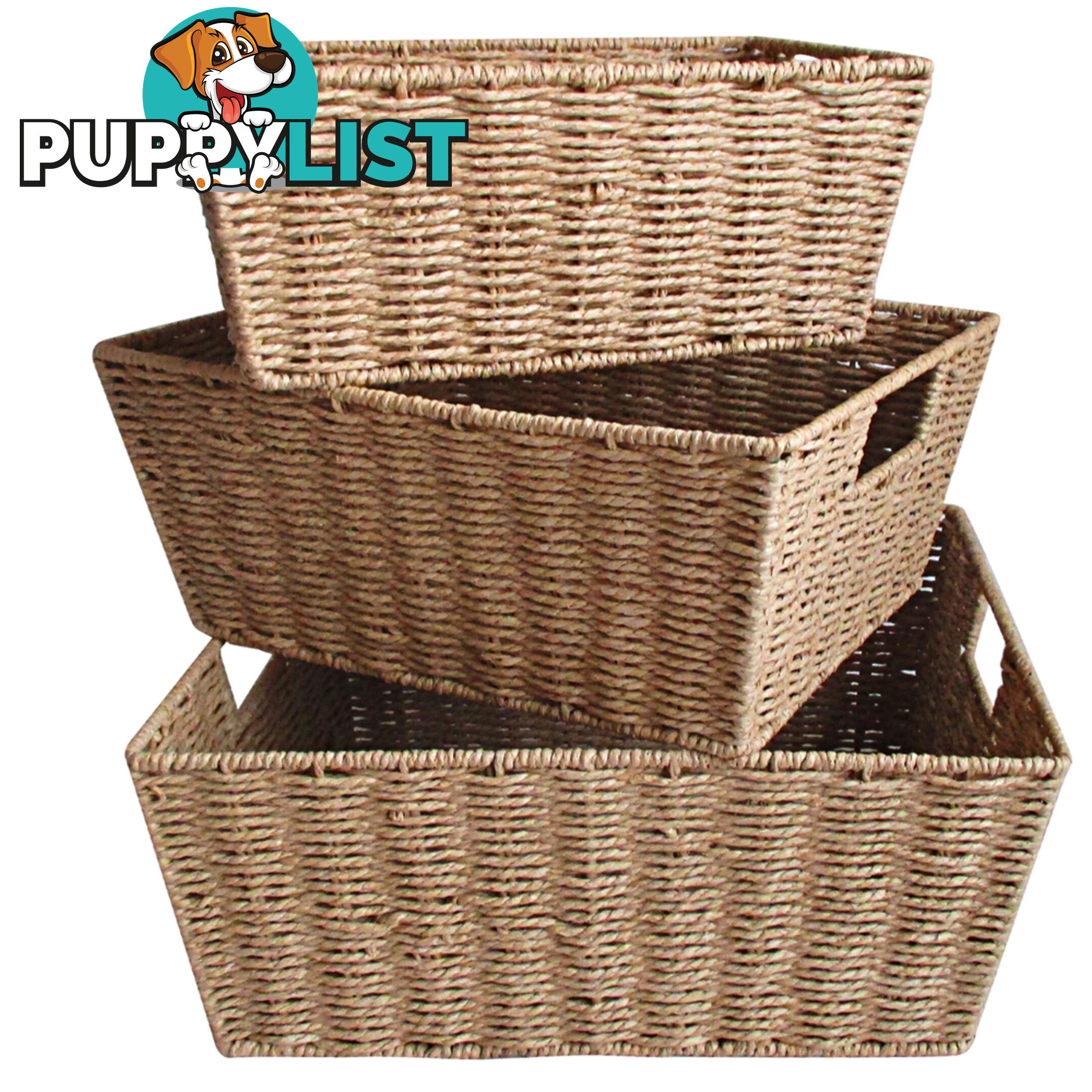 3 Peice Storage Basket Set