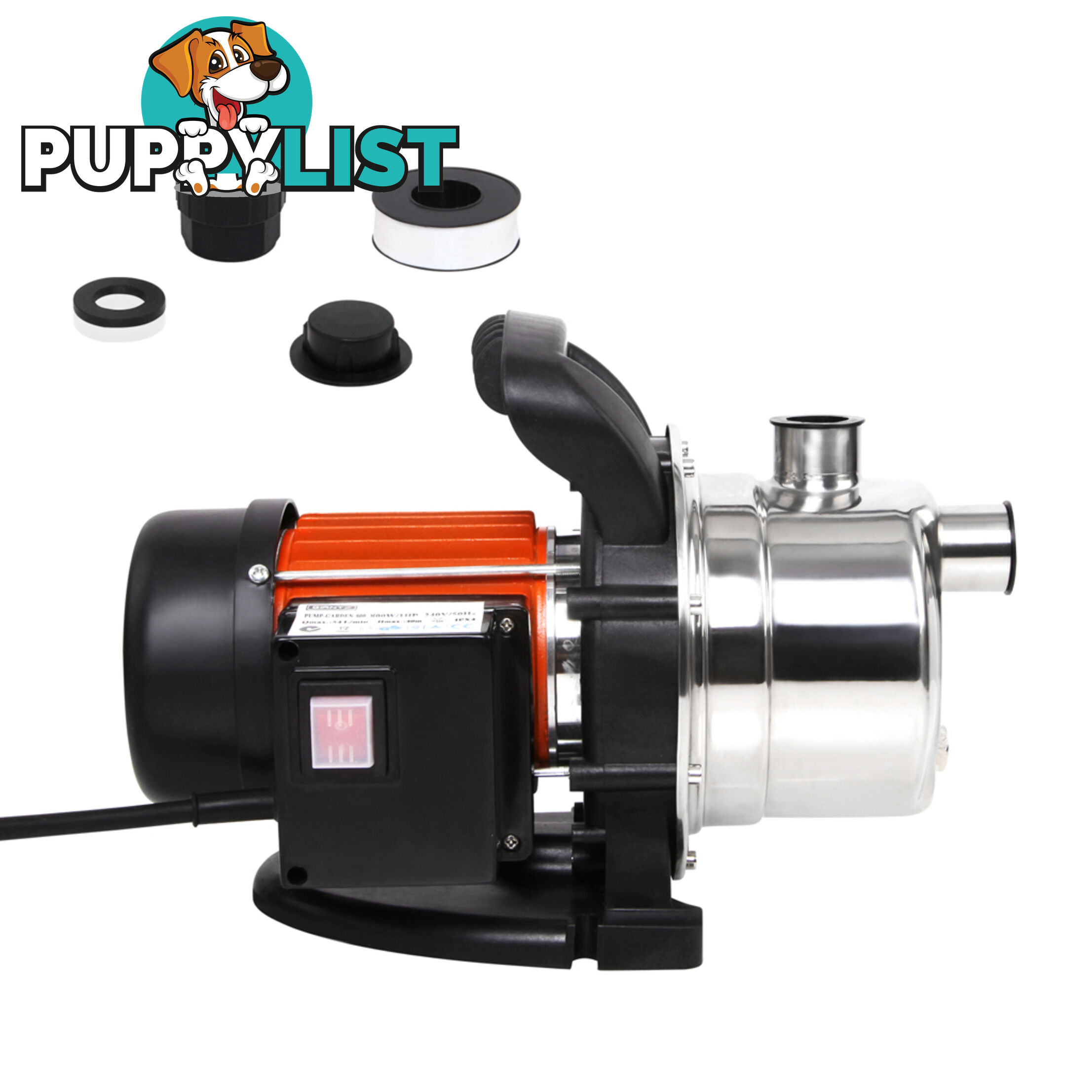 800w Stainless Steel Garden Water Pump 54L/Min