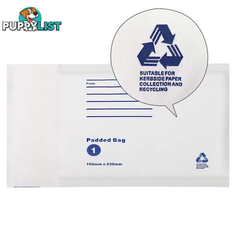 Bubble Padded Mail Envelopes 200pcs 160mm x 230mm