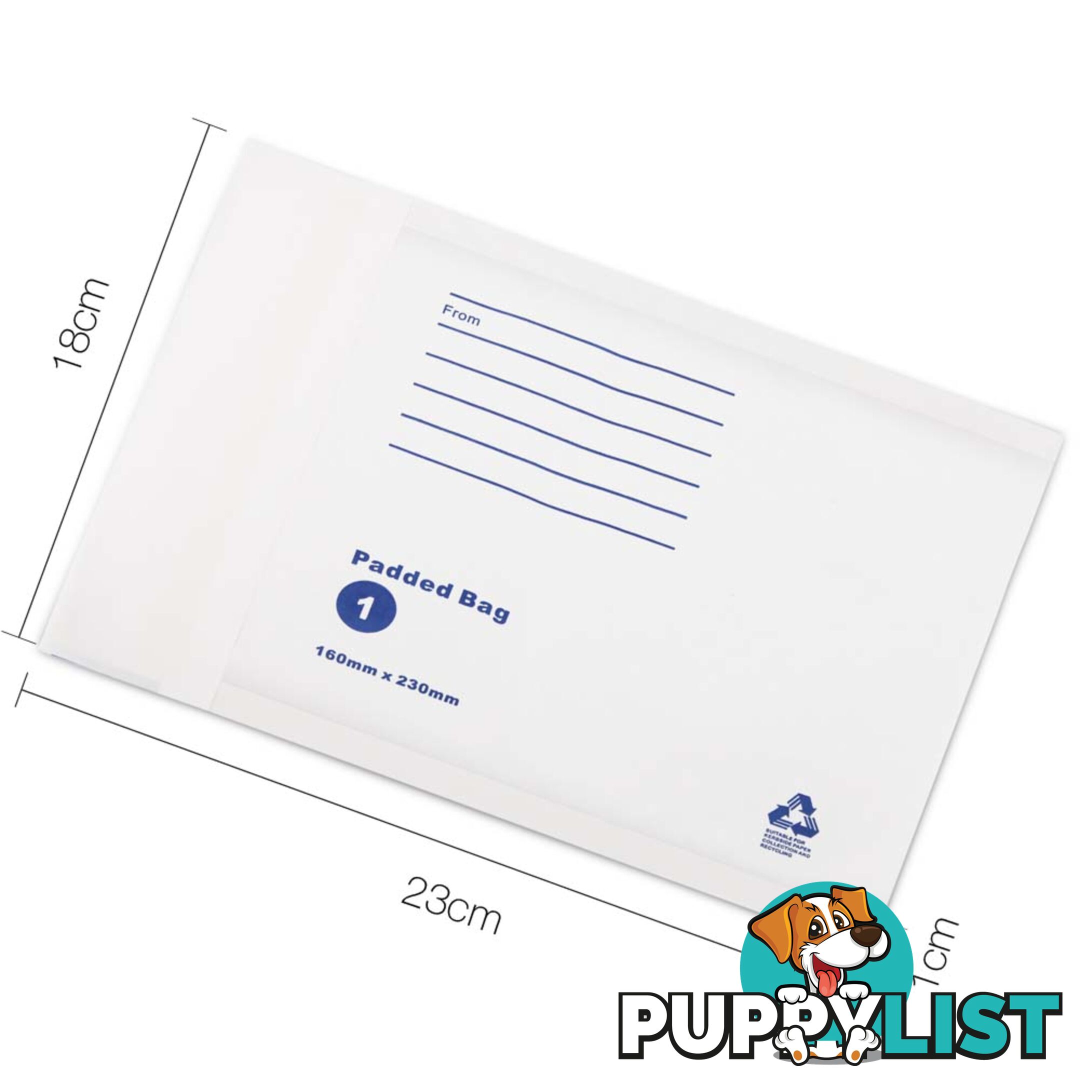 Bubble Padded Mail Envelopes 200pcs 160mm x 230mm