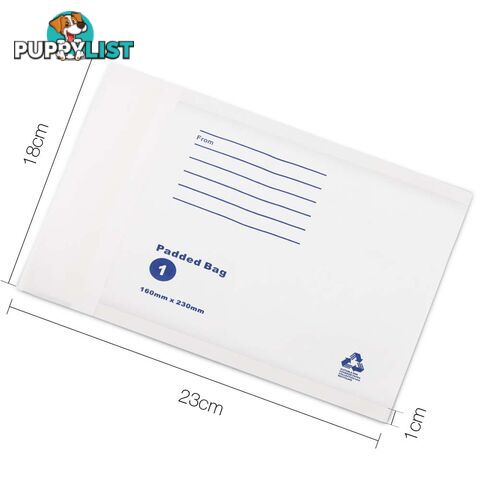 Bubble Padded Mail Envelopes 200pcs 160mm x 230mm