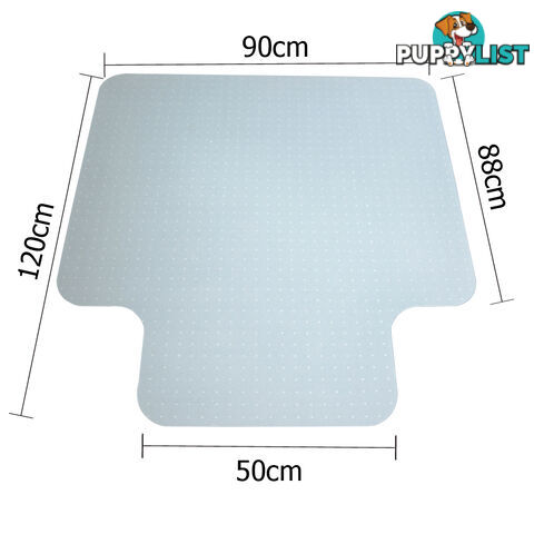 Vinyl Office Computer Work Chair Mat Carpet Floor Protector 1200 x 900mm