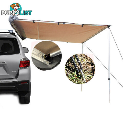 Car Awning Roof Top Tent 2.5M x 3M Outdoor Camper Trailer Camping Pull Out 4WD