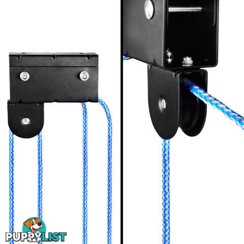 New Kayak Hoist Ceiling Rack Bike Lift Pulley System Garage Storage Rope 60kg