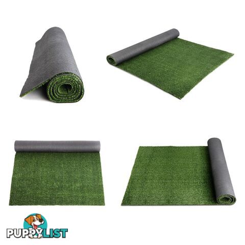 Artificial Grass 10 SQM Polypropylene Lawn Flooring 15mm Olive