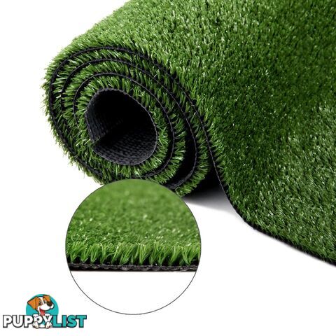 Artificial Grass 10 SQM Polypropylene Lawn Flooring 15mm Olive