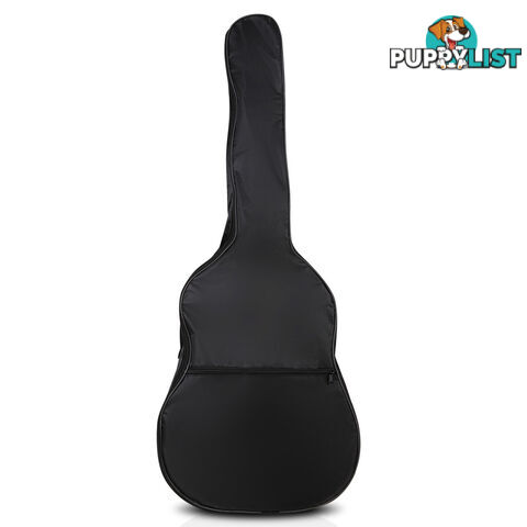 41in Steel-Stringed Acoustic Guitar Black