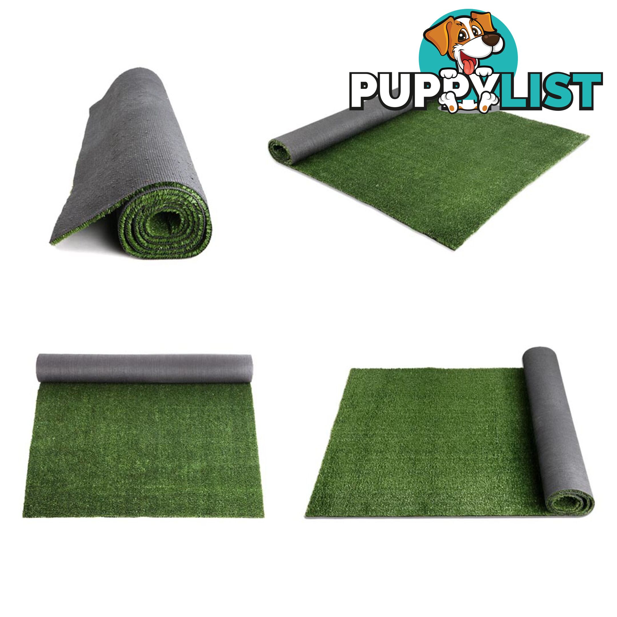 Artificial Grass 20 SQM Polypropylene Lawn Flooring 1X20M Olive Green