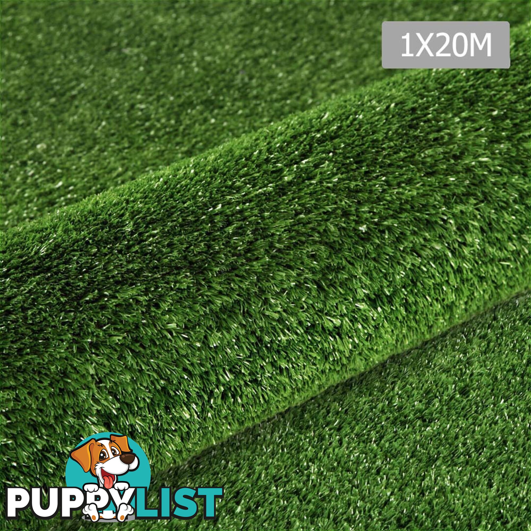 Artificial Grass 20 SQM Polypropylene Lawn Flooring 1X20M Olive Green