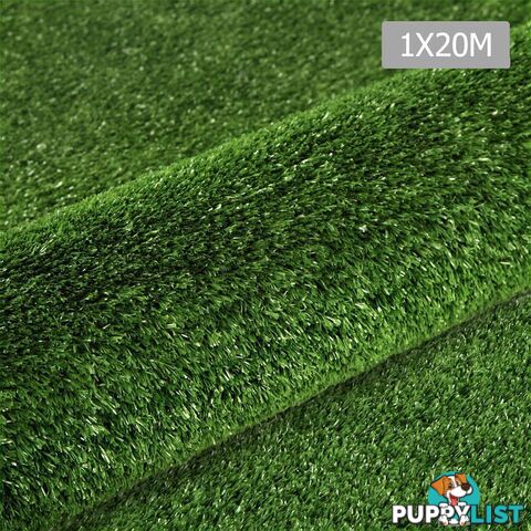 Artificial Grass 20 SQM Polypropylene Lawn Flooring 1X20M Olive Green