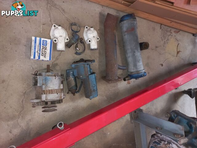 Nissan ED33 diesel engine with Marine conversion kit - about 80 hp.
