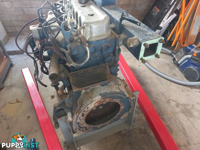 Nissan ED33 diesel engine with Marine conversion kit - about 80 hp.