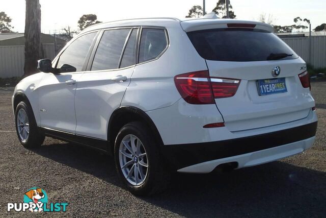 2011 BMW X3 XDRIVE 20D F25 SUV, 4 DOORS, 5 SEATS