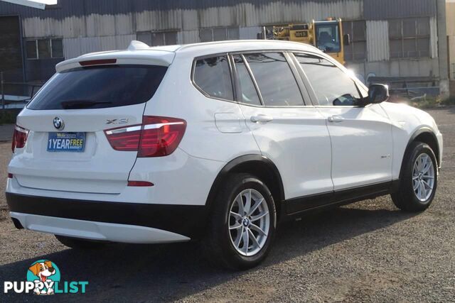 2011 BMW X3 XDRIVE 20D F25 SUV, 4 DOORS, 5 SEATS