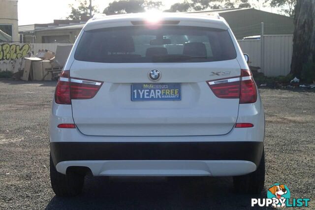 2011 BMW X3 XDRIVE 20D F25 SUV, 4 DOORS, 5 SEATS