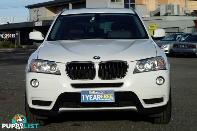 2011 BMW X3 XDRIVE 20D F25 SUV, 4 DOORS, 5 SEATS