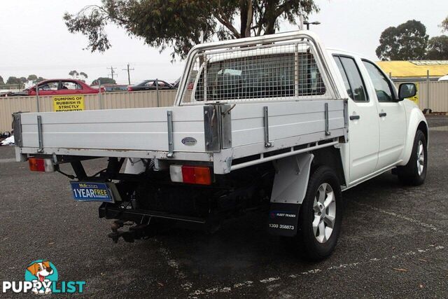 2012 NISSAN NAVARA ST (4X4) D40 MY12 UTE TRAY, 4 DOORS, 5 SEATS