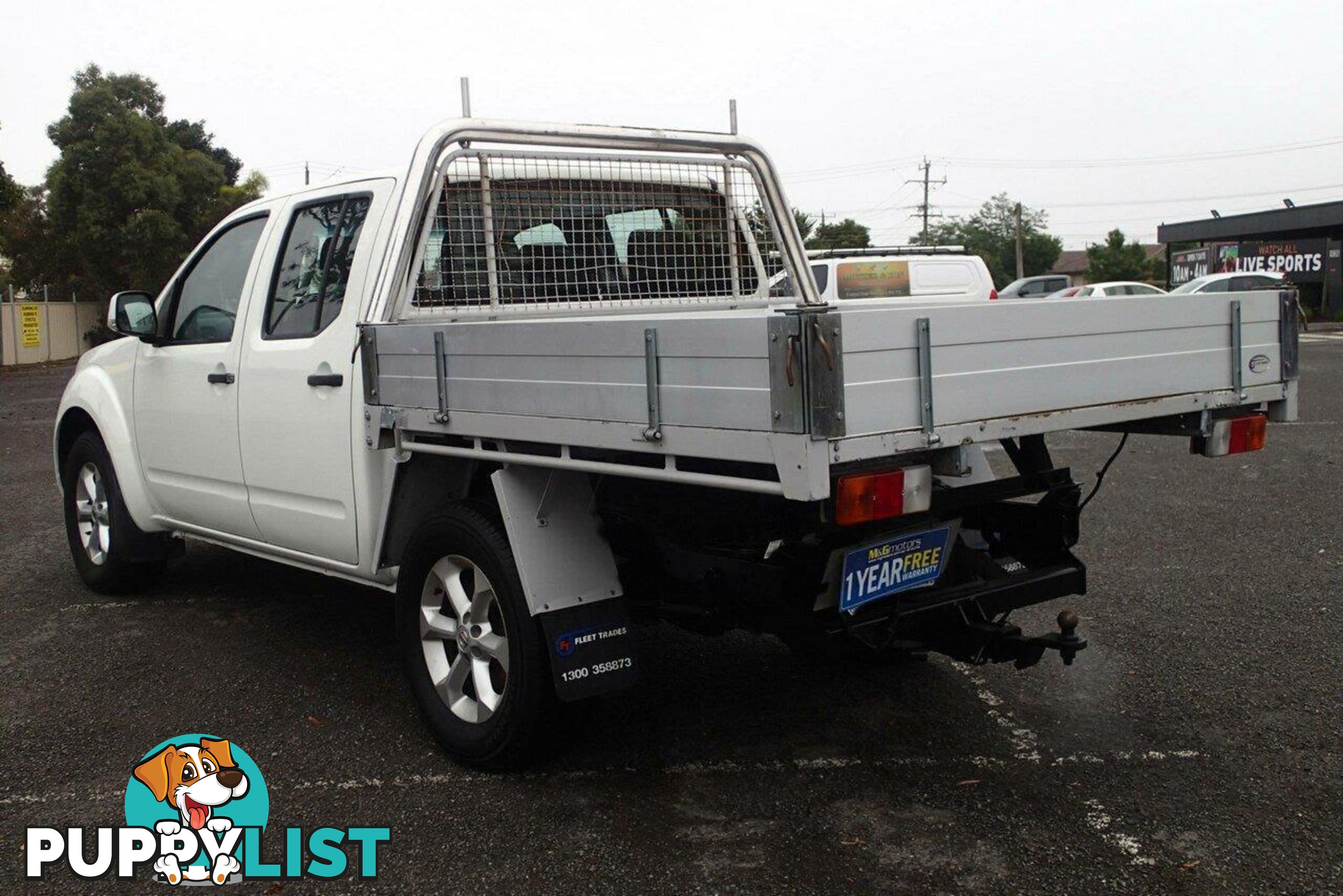 2012 NISSAN NAVARA ST (4X4) D40 MY12 UTE TRAY, 4 DOORS, 5 SEATS