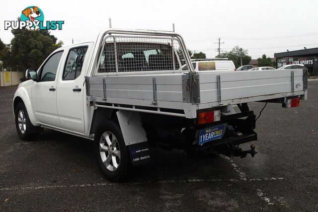 2012 NISSAN NAVARA ST (4X4) D40 MY12 UTE TRAY, 4 DOORS, 5 SEATS