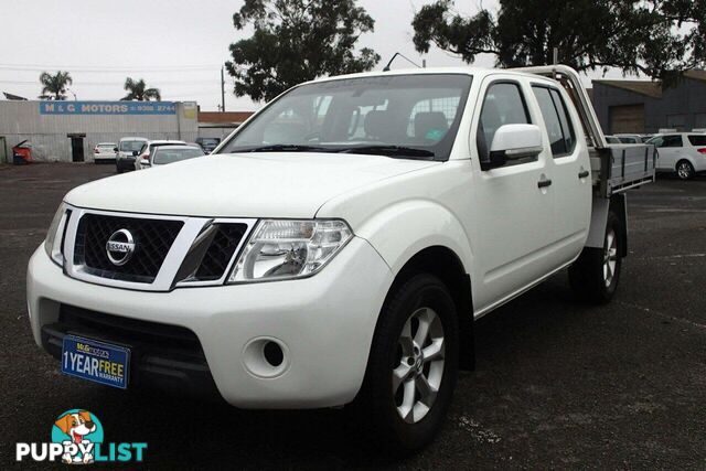 2012 NISSAN NAVARA ST (4X4) D40 MY12 UTE TRAY, 4 DOORS, 5 SEATS