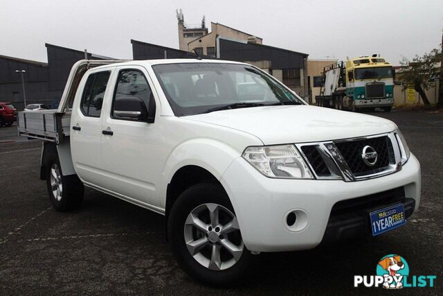 2012 NISSAN NAVARA ST (4X4) D40 MY12 UTE TRAY, 4 DOORS, 5 SEATS