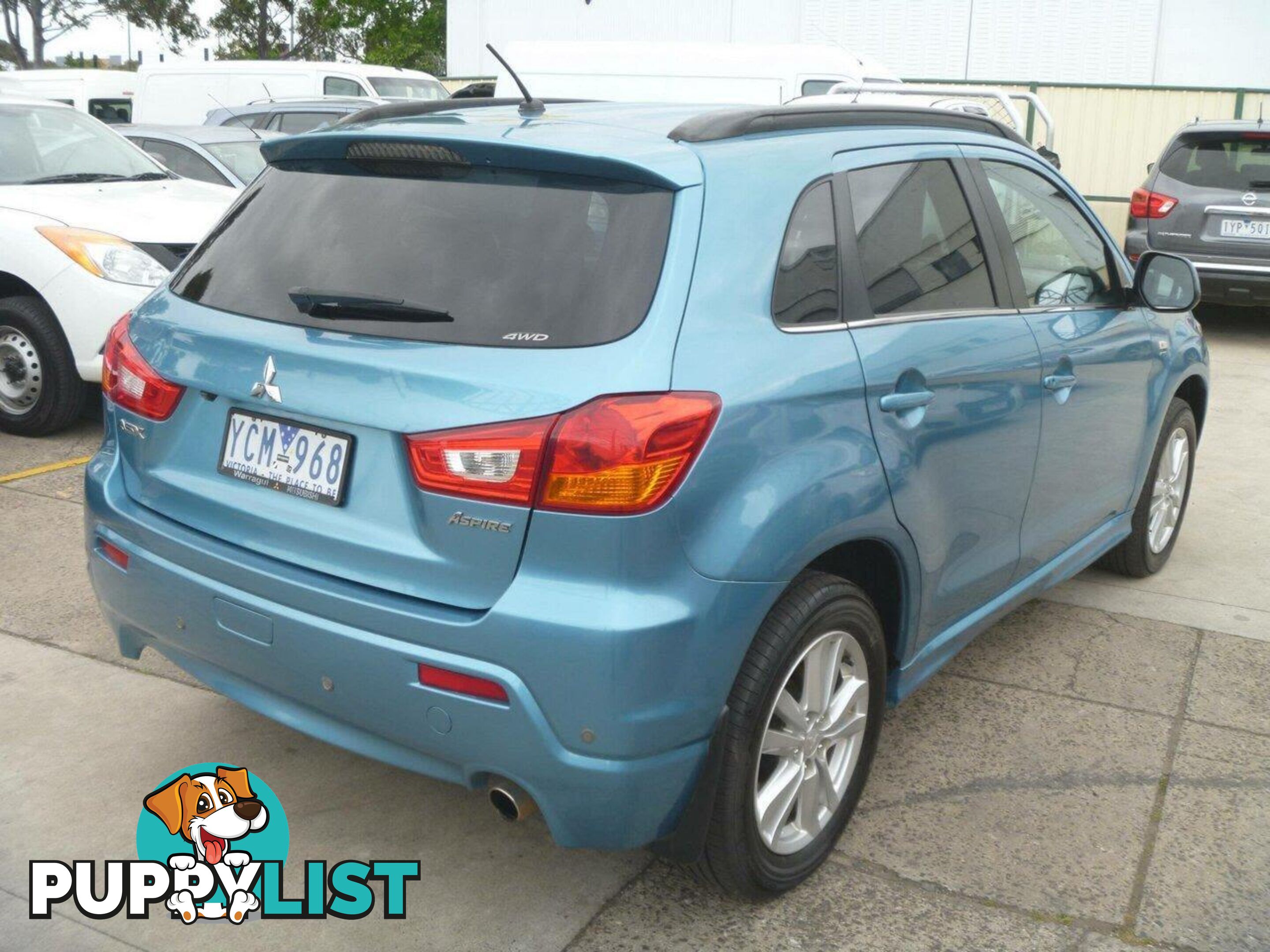 2010 MITSUBISHI ASX ASPIRE (4WD) XA SUV, 4 DOORS, 5 SEATS