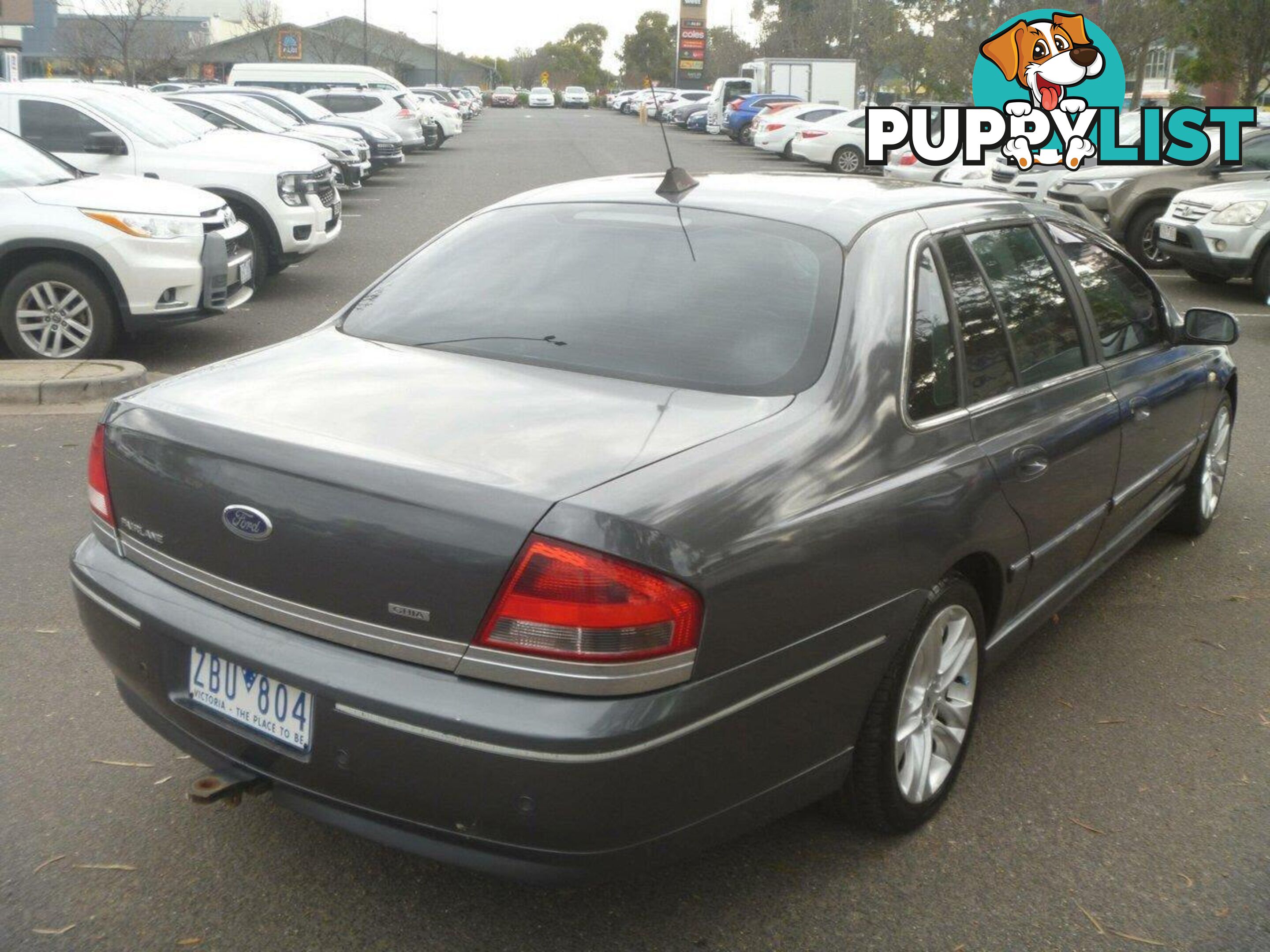 2005 FORD FAIRLANE GHIA BA MKII SEDAN, 4 DOORS, 5 SEATS