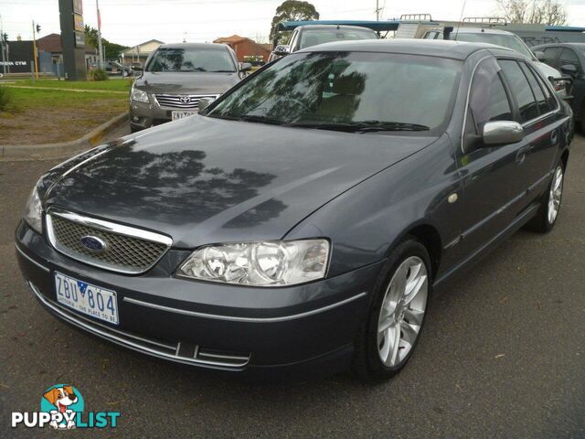 2005 FORD FAIRLANE GHIA BA MKII SEDAN, 4 DOORS, 5 SEATS