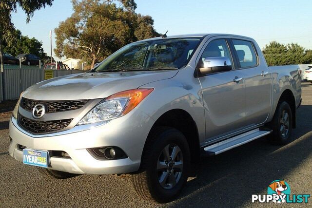 2012 MAZDA BT-50 XTR (4X2)  UTE TRAY, 4 DOORS, 5 SEATS