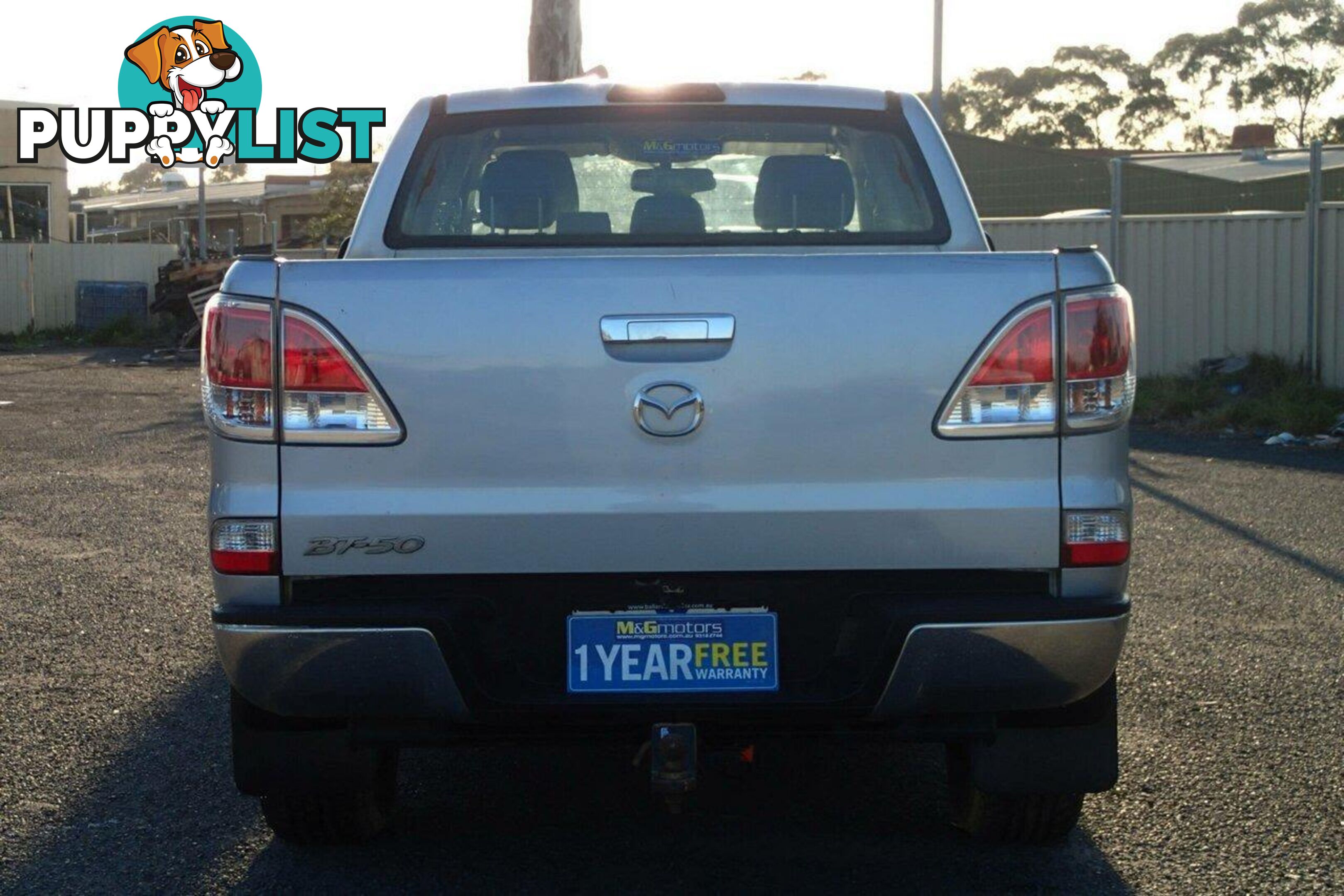 2012 MAZDA BT-50 XTR (4X2)  UTE TRAY, 4 DOORS, 5 SEATS