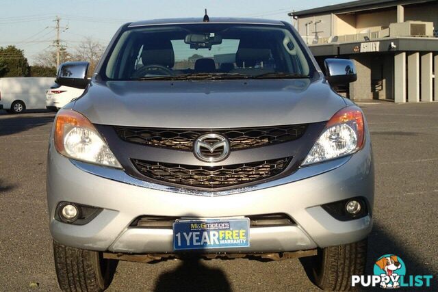2012 MAZDA BT-50 XTR (4X2)  UTE TRAY, 4 DOORS, 5 SEATS