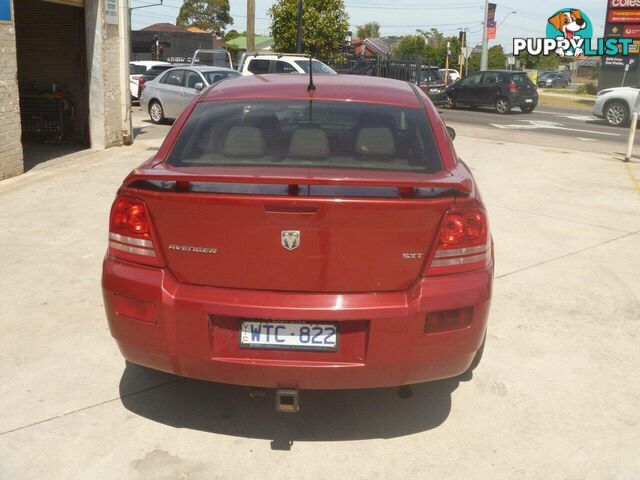 2009 DODGE AVENGER SXT JS SEDAN, 4 DOORS, 5 SEATS