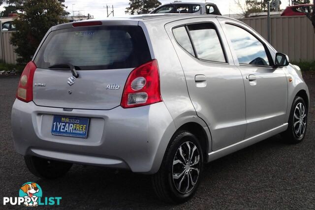 2011 SUZUKI ALTO GL GF HATCH, 5 DOORS, 4 SEATS
