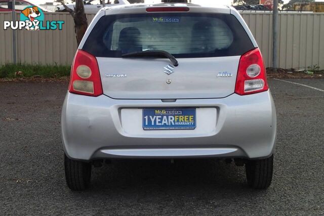 2011 SUZUKI ALTO GL GF HATCH, 5 DOORS, 4 SEATS