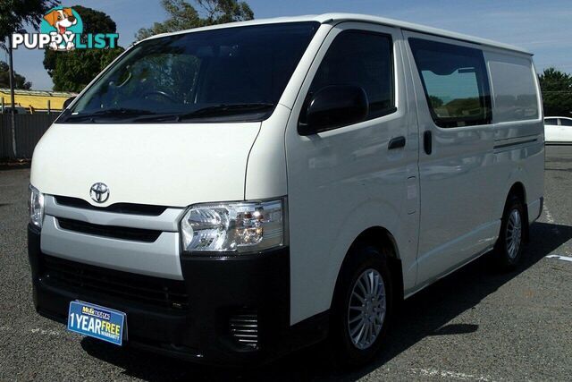 2018 TOYOTA HIACE LWB KDH201R MY16 COMMERCIAL, 4 DOORS, 2 SEATS