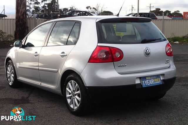 2008 VOLKSWAGEN GOLF 1.9 TDI EDITION 1K MY08 UPGRADE 2 HATCH, 5 DOORS, 5 SEATS