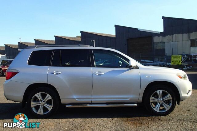 2008 TOYOTA KLUGER KX-S (4X4) GSU45R SUV, 4 DOORS, 7 SEATS