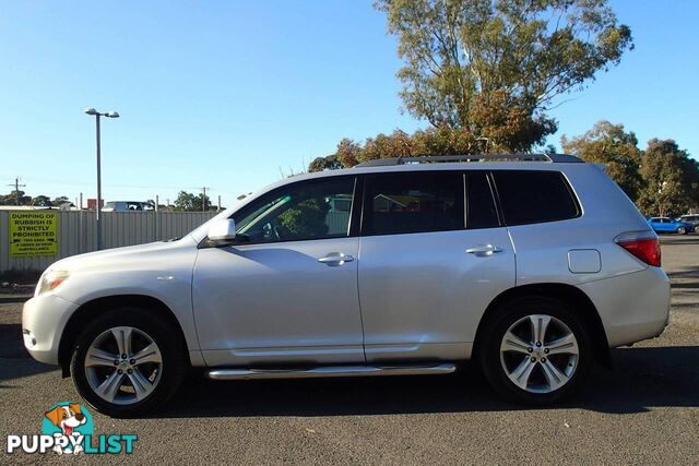 2008 TOYOTA KLUGER KX-S (4X4) GSU45R SUV, 4 DOORS, 7 SEATS