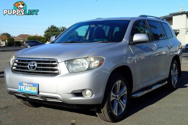 2008 TOYOTA KLUGER KX-S (4X4) GSU45R SUV, 4 DOORS, 7 SEATS