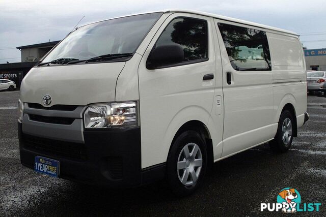 2017 TOYOTA HIACE LWB KDH201R MY16 COMMERCIAL, 4 DOORS, 2 SEATS