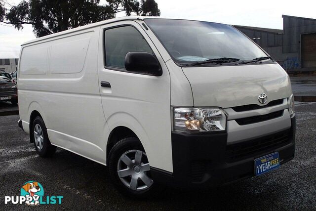 2017 TOYOTA HIACE LWB KDH201R MY16 COMMERCIAL, 4 DOORS, 2 SEATS