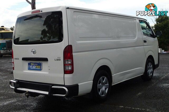 2017 TOYOTA HIACE LWB KDH201R MY16 COMMERCIAL, 4 DOORS, 2 SEATS