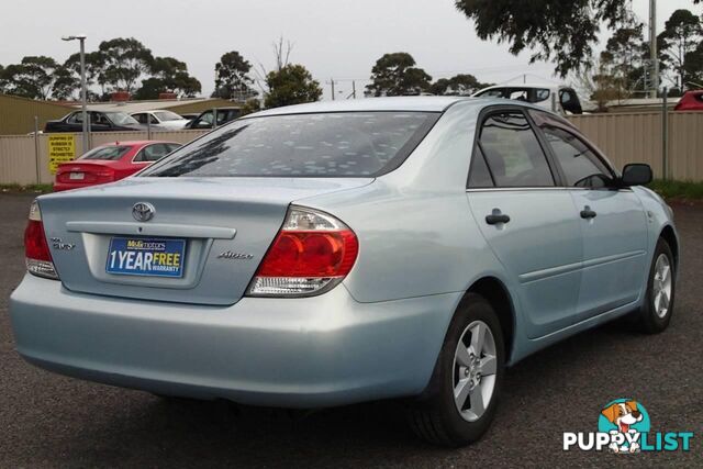 2004 TOYOTA CAMRY ALTISE ACV36R UPGRADE SEDAN, 4 DOORS, 5 SEATS